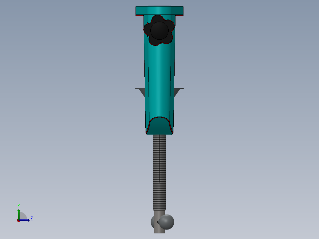 小鼠底座夹 (1)左视图