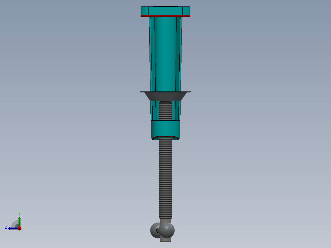 小鼠底座夹 (1)右视图