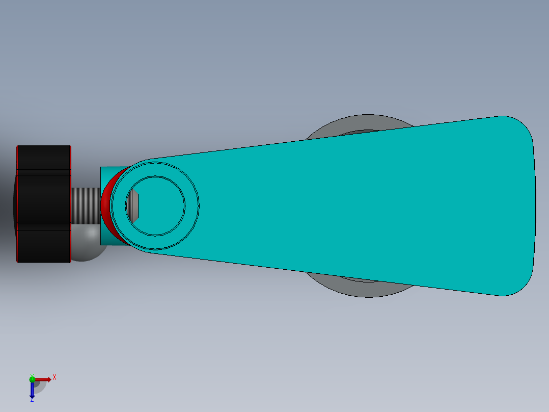小鼠底座夹 (1)俯视图