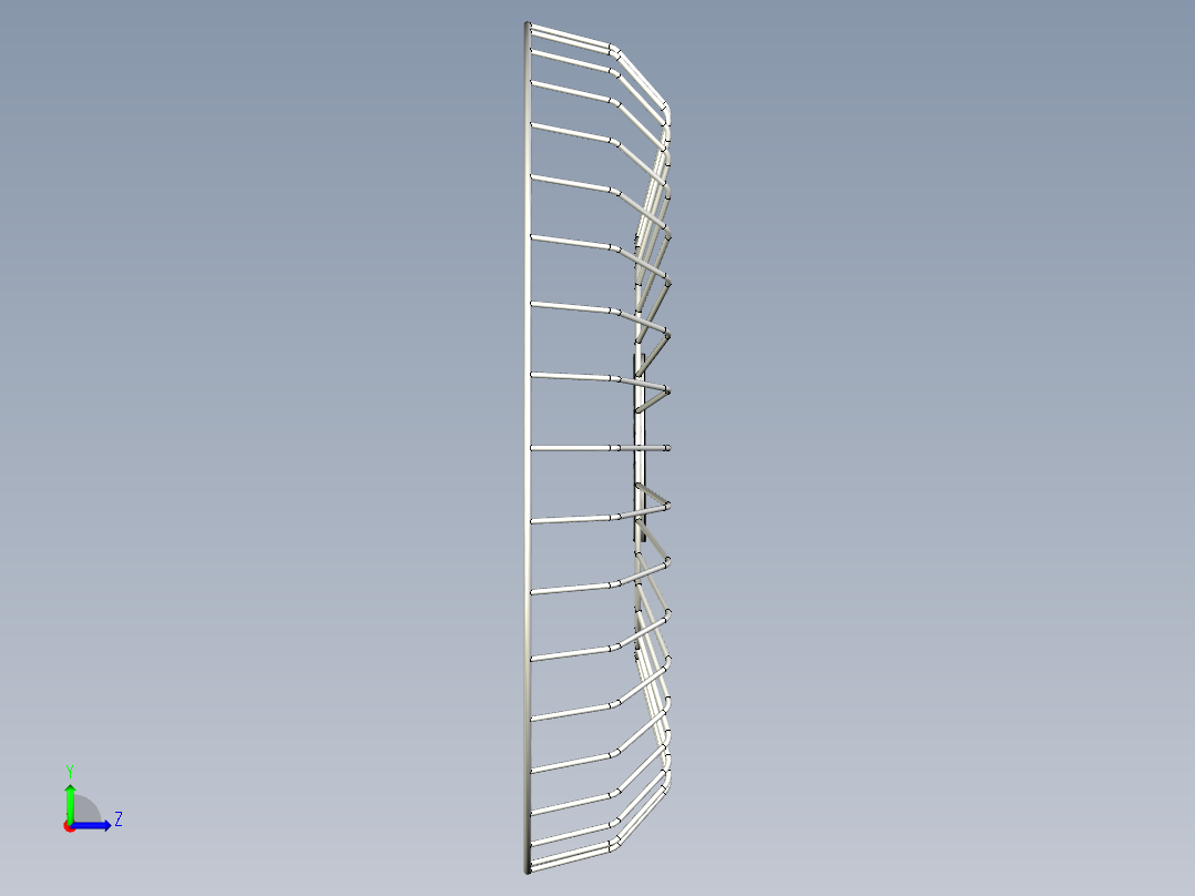 电风扇3D模型左视图