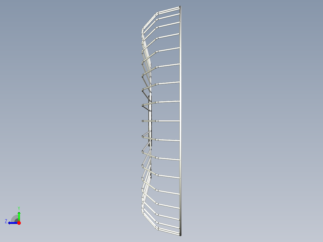 电风扇3D模型右视图