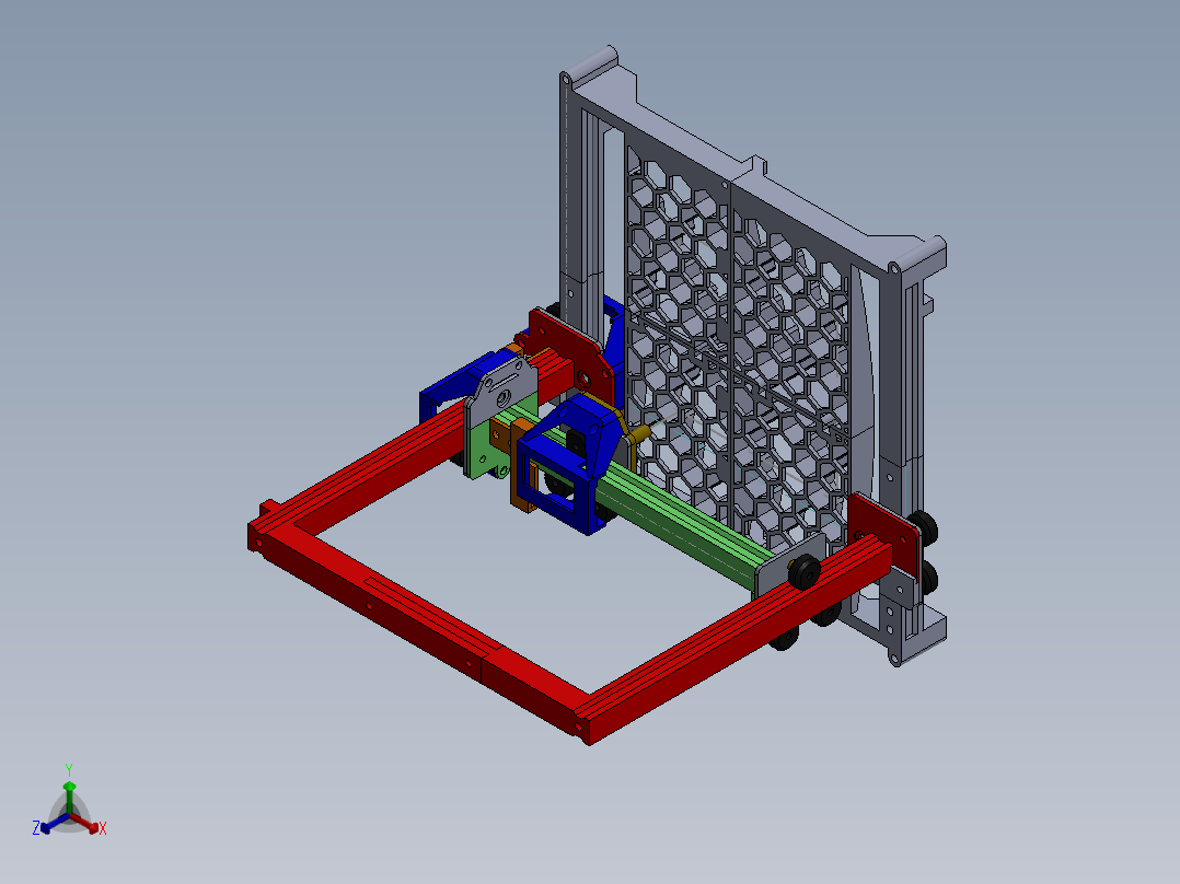 3D 打印坐标测量机cheap-3d-printed-cmm-using-模型格式为 sw正等轴测图