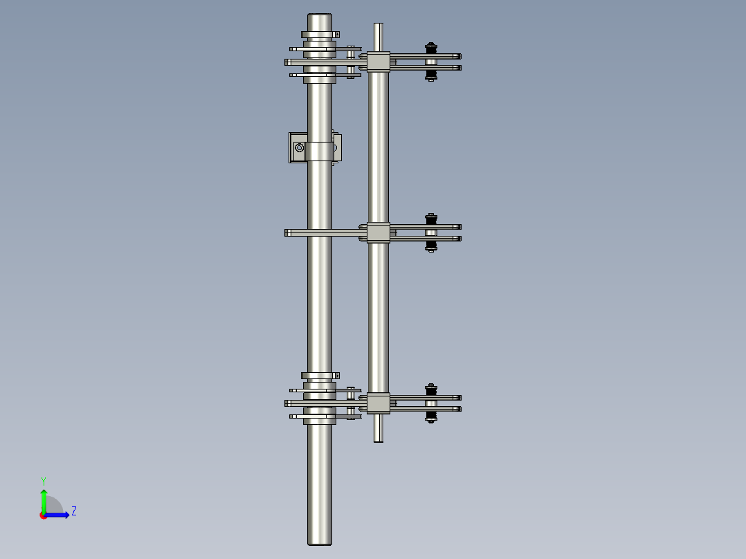 BBS20中高压接地开关左视图