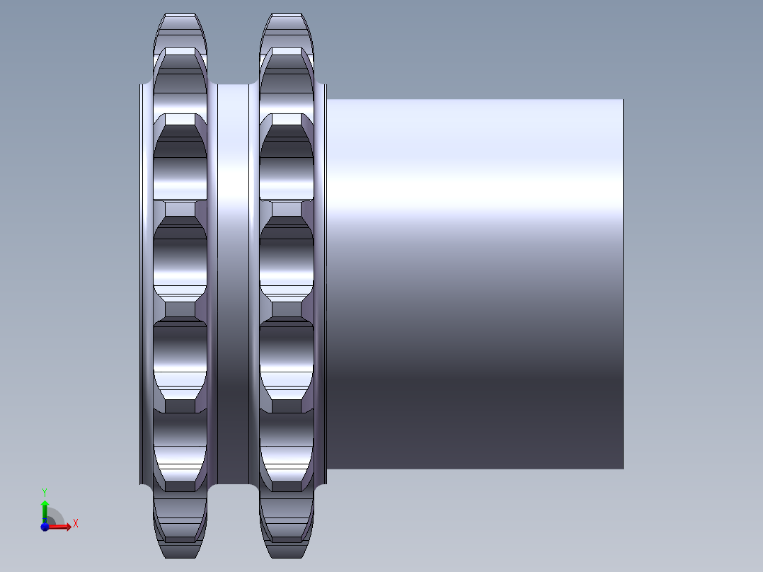 主动链轮111前视图