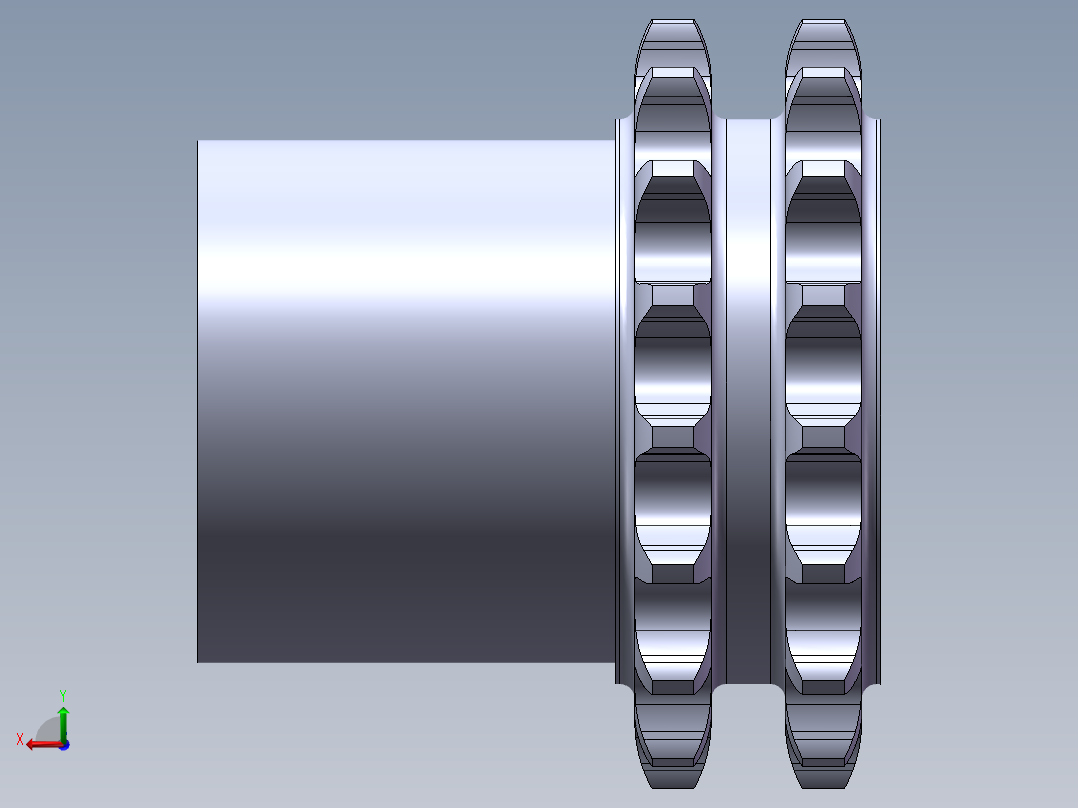 主动链轮111后视图