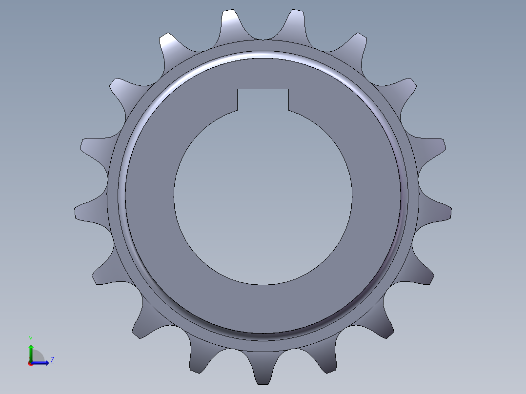 主动链轮111左视图