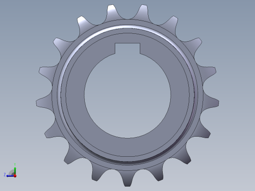 主动链轮111右视缩略图