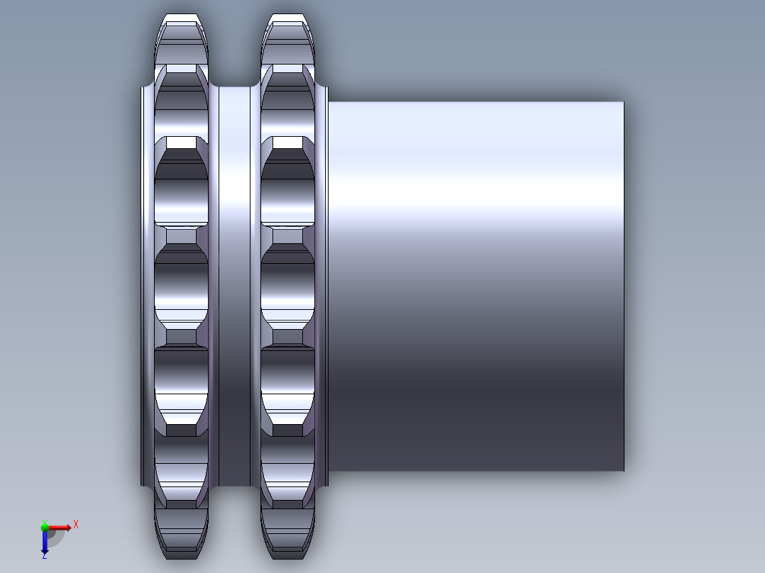 主动链轮111俯视图