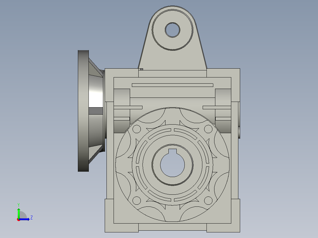 STP_040_040_18_040_FA_20_040_63B14_B14_1_63B14_040_无_A1_空心轴_NMRW左视图