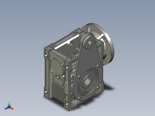 STP_040_040_18_040_FA_20_040_63B14_B14_1_63B14_040_无_A1_空心轴_NMRW正等轴测缩略图