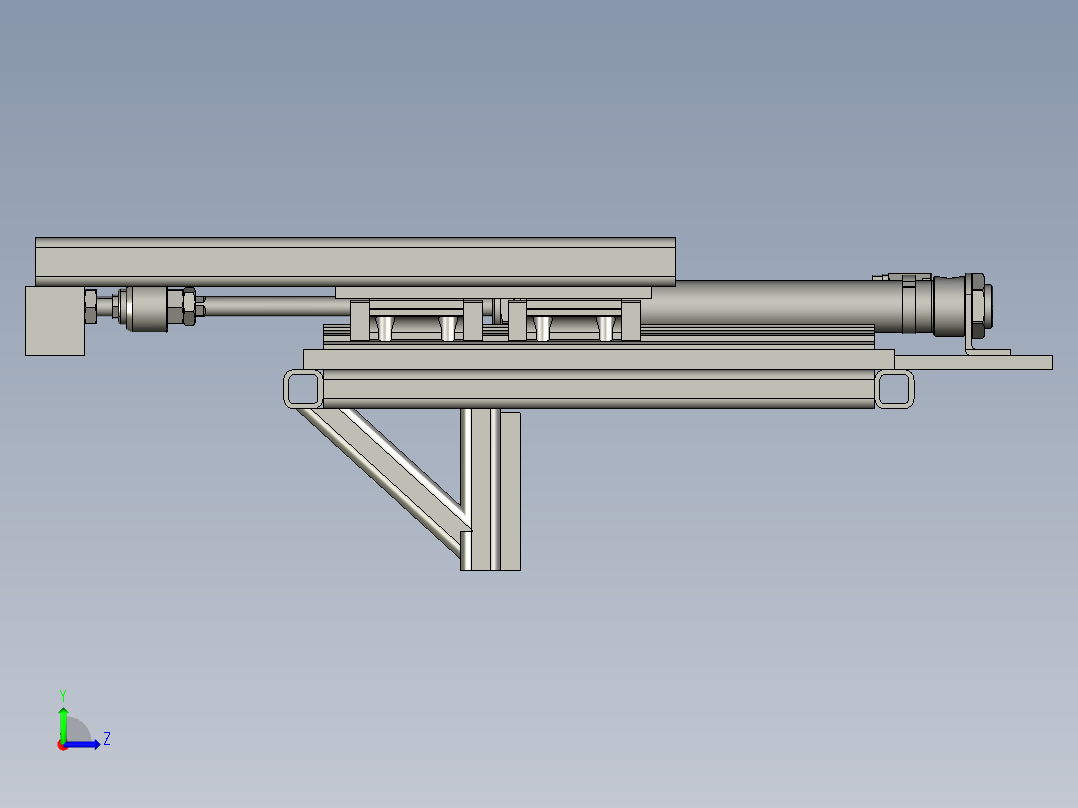 阻挡机构NN左视图