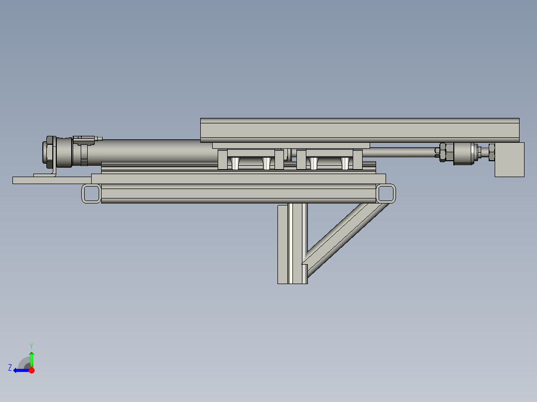 阻挡机构NN右视图