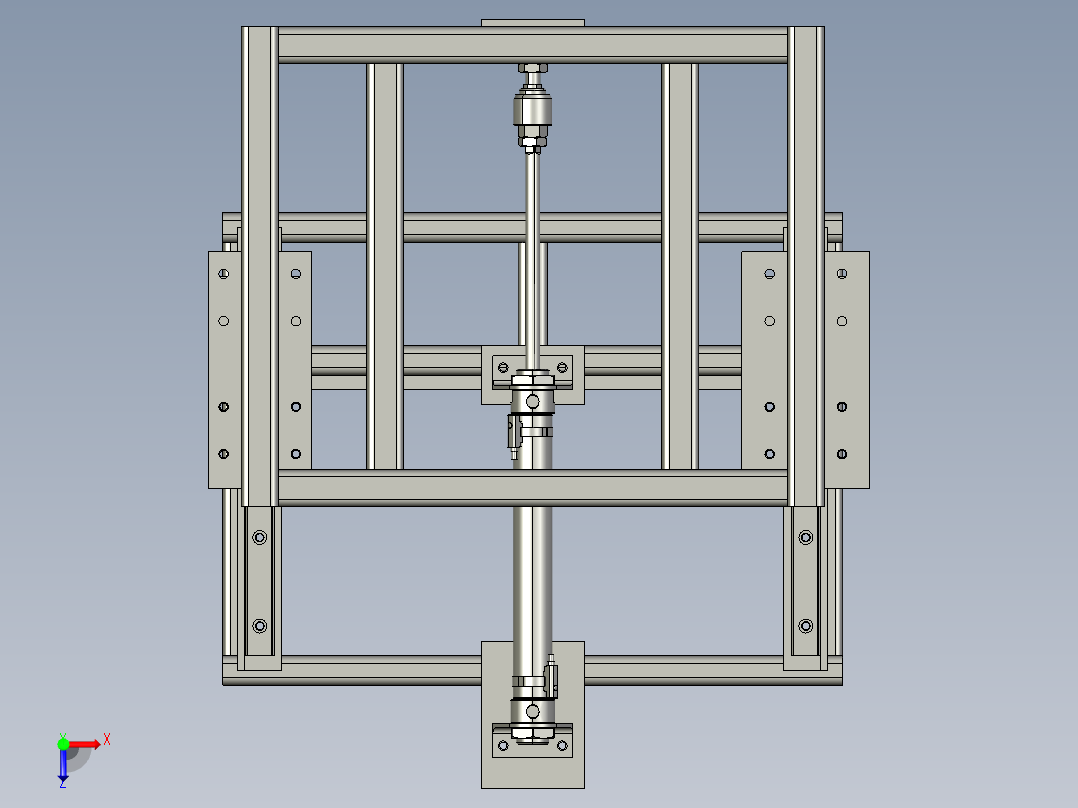 阻挡机构NN俯视图