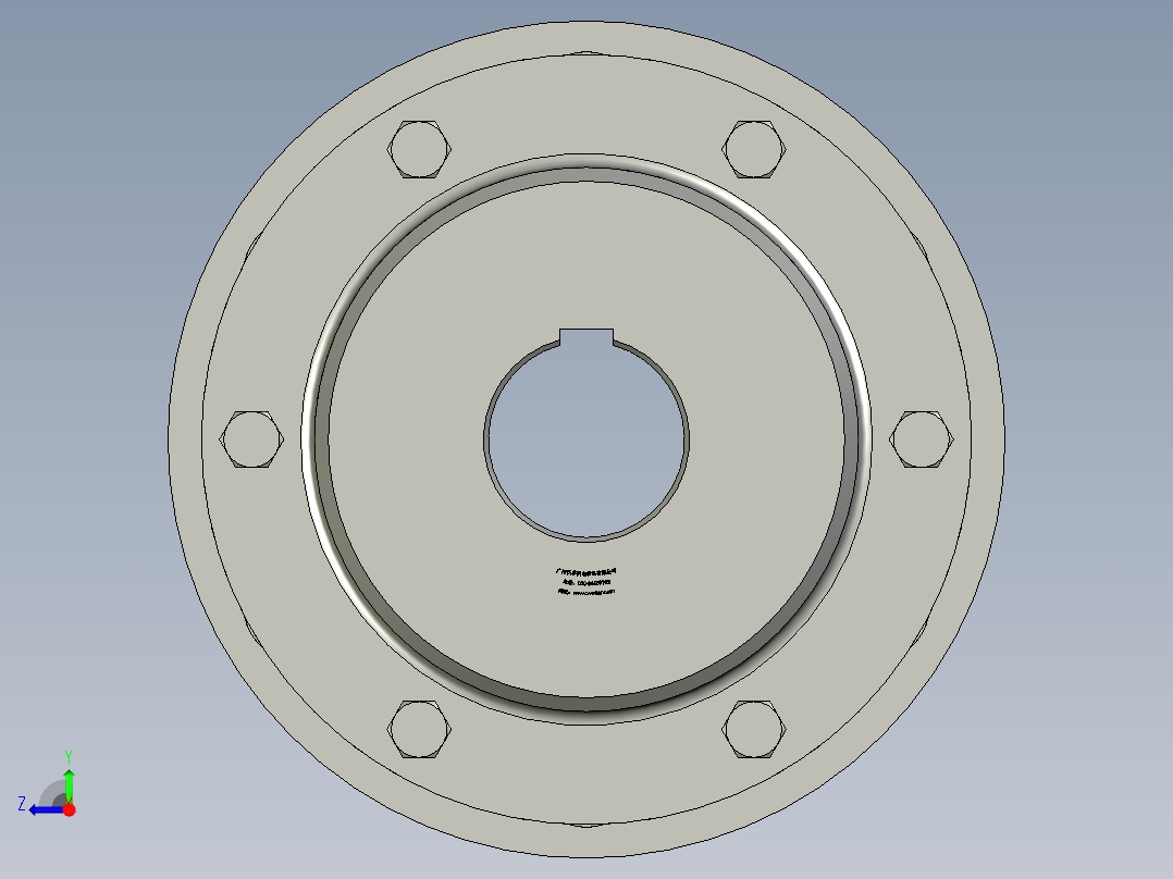 LX(HL)型弹性柱销联轴器LXZ(HLL)型带制动轮弹性柱销联轴器LX7联轴器Z75142J75107右视图