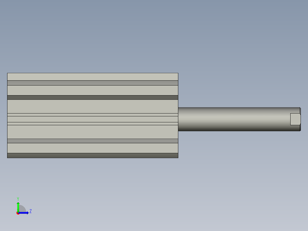 CQ2B40-75D75左视图