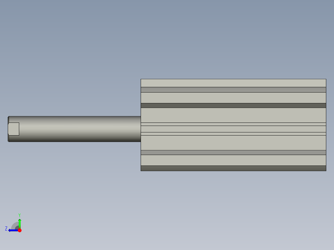 CQ2B40-75D75右视图