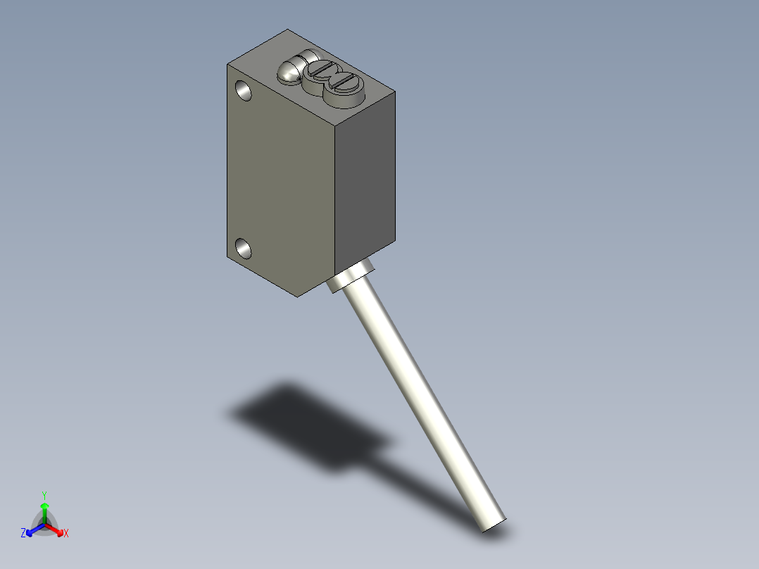 松下-光电CX-411D正等轴测图