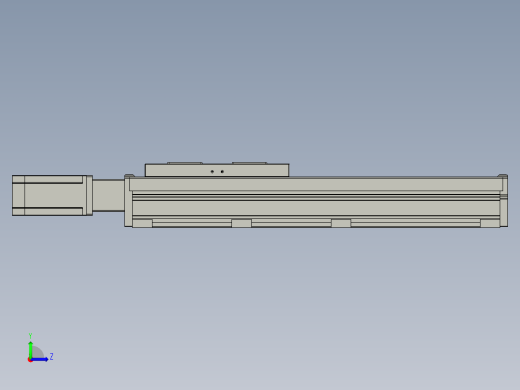 全封闭丝杆直线模组DMS220-TCRDMS220-L10S400-PS750B-C2U-TCR-P5左视缩略图