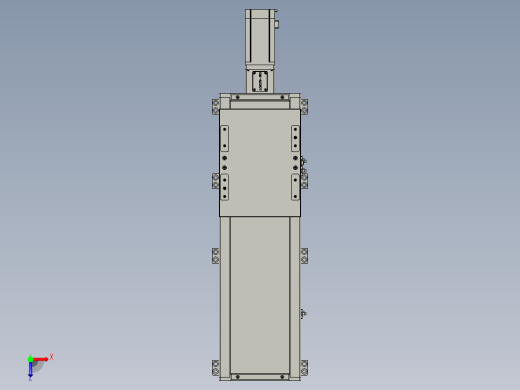 全封闭丝杆直线模组DMS220-TCRDMS220-L10S400-PS750B-C2U-TCR-P5俯视缩略图