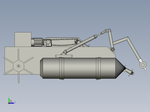 马蹄茨菇收割机左视缩略图