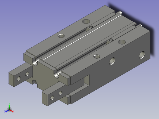 气缸夹爪组件-3-1