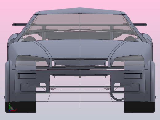 日产 GTR前视缩略图
