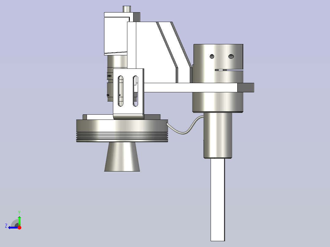 机器人检测对位CCD+吸嘴右视图