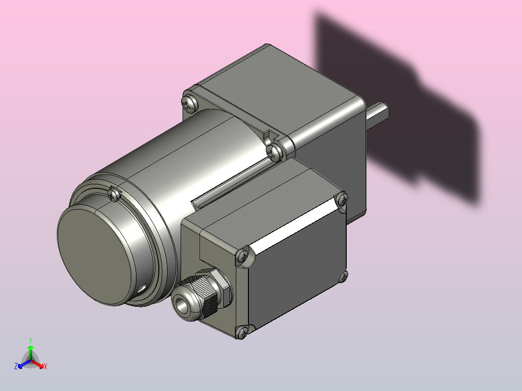 交流减速机2IK6RGN-CT(2GN3K-200K)主视图
