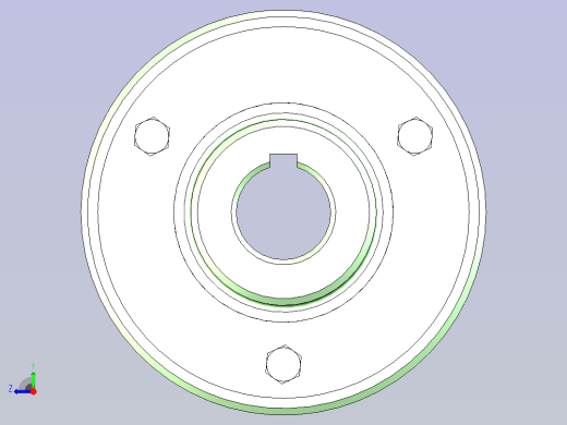 弹性柱销联轴器 HL2 28X62-32X62(基准)右视缩略图