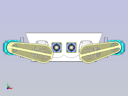 新型螺旋输送机3D模型前视缩略图