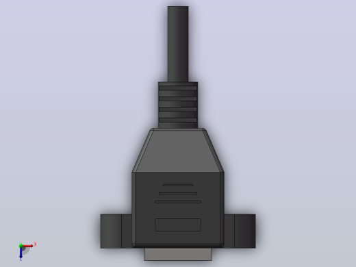 RJ45网线插口俯视缩略图