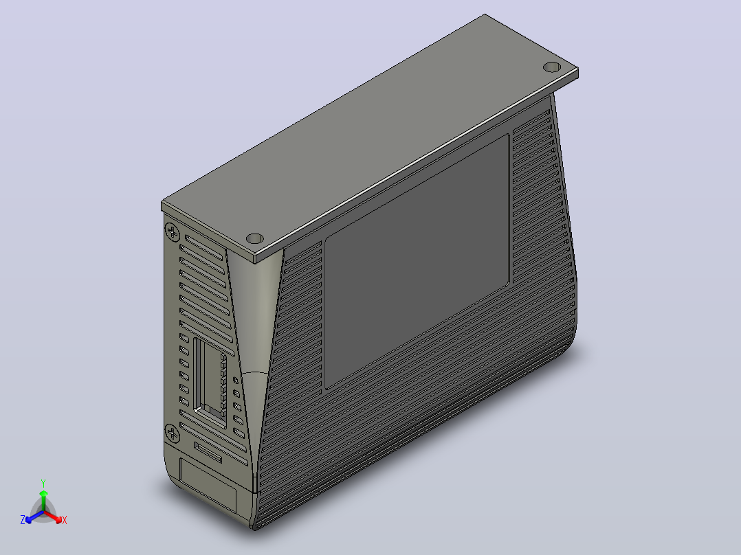 闭环步进电机与驱动器CL3C-EC507_3D模型主视图