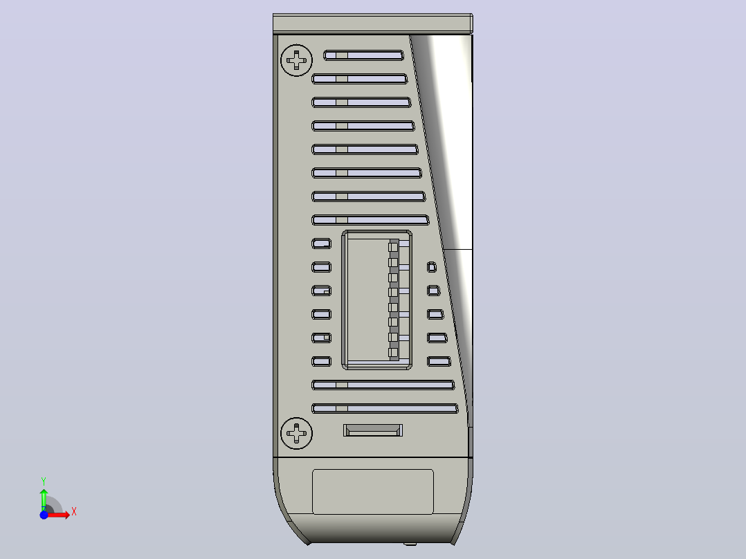 闭环步进电机与驱动器CL3C-EC507_3D模型前视图