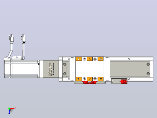 GTH 内嵌式模组 FTH80-PD-P40  TOYO 电缸滑台[FTH80-100-PD-P40]俯视缩略图