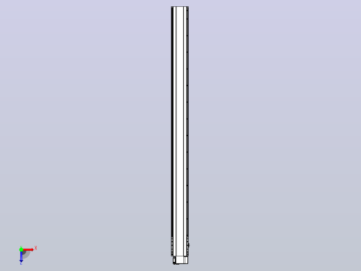 皮带直线轴半封闭可选导轨TPA-HNB-202D-140-L2650-RP-C-P75-N3俯视缩略图