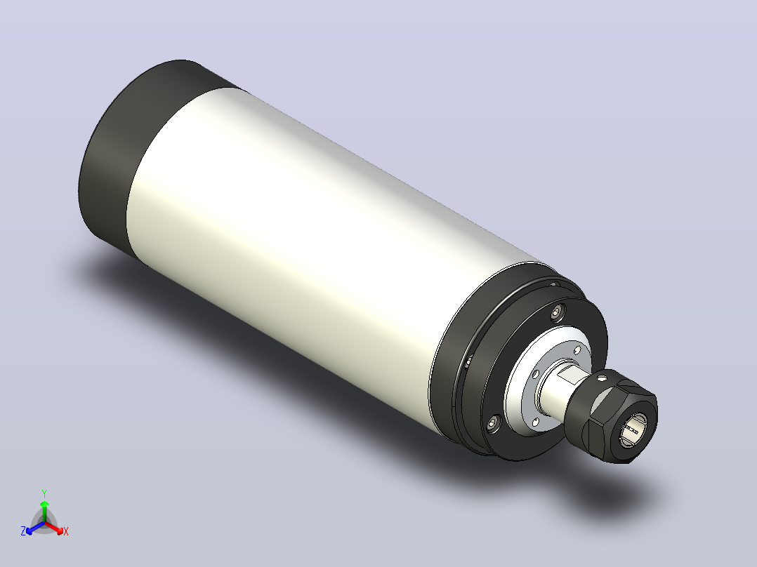 GDZ-80-2.2A型轴滚筒辊筒主视图