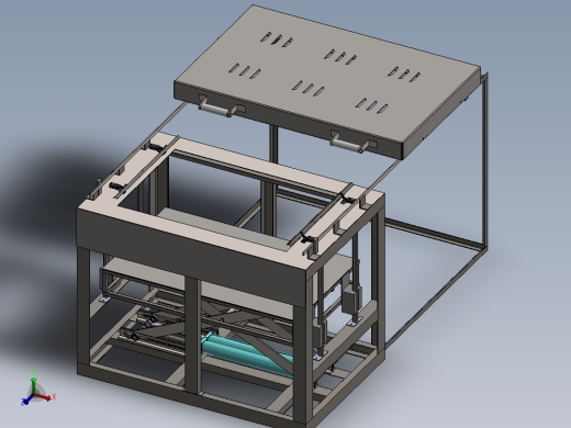 6 x 4 英尺真空成型机-vacuum-forming-machine-模型格式为 sw