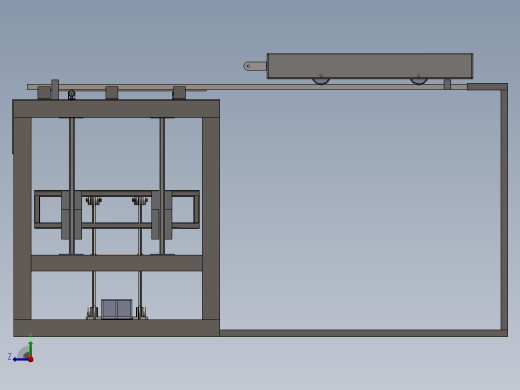 6 x 4 英尺真空成型机-vacuum-forming-machine-模型格式为 sw右视缩略图