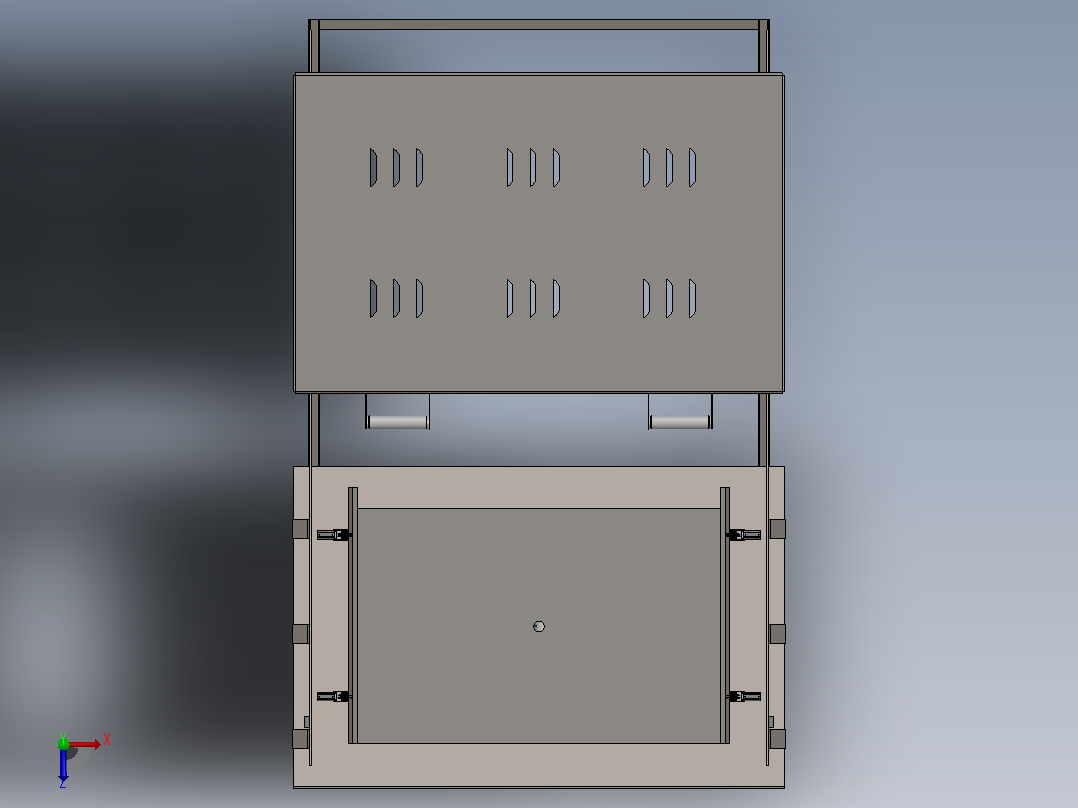 6 x 4 英尺真空成型机-vacuum-forming-machine-模型格式为 sw俯视图
