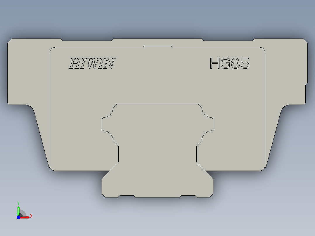 HGW65HC上银KK直线模组...rar.rar前视图
