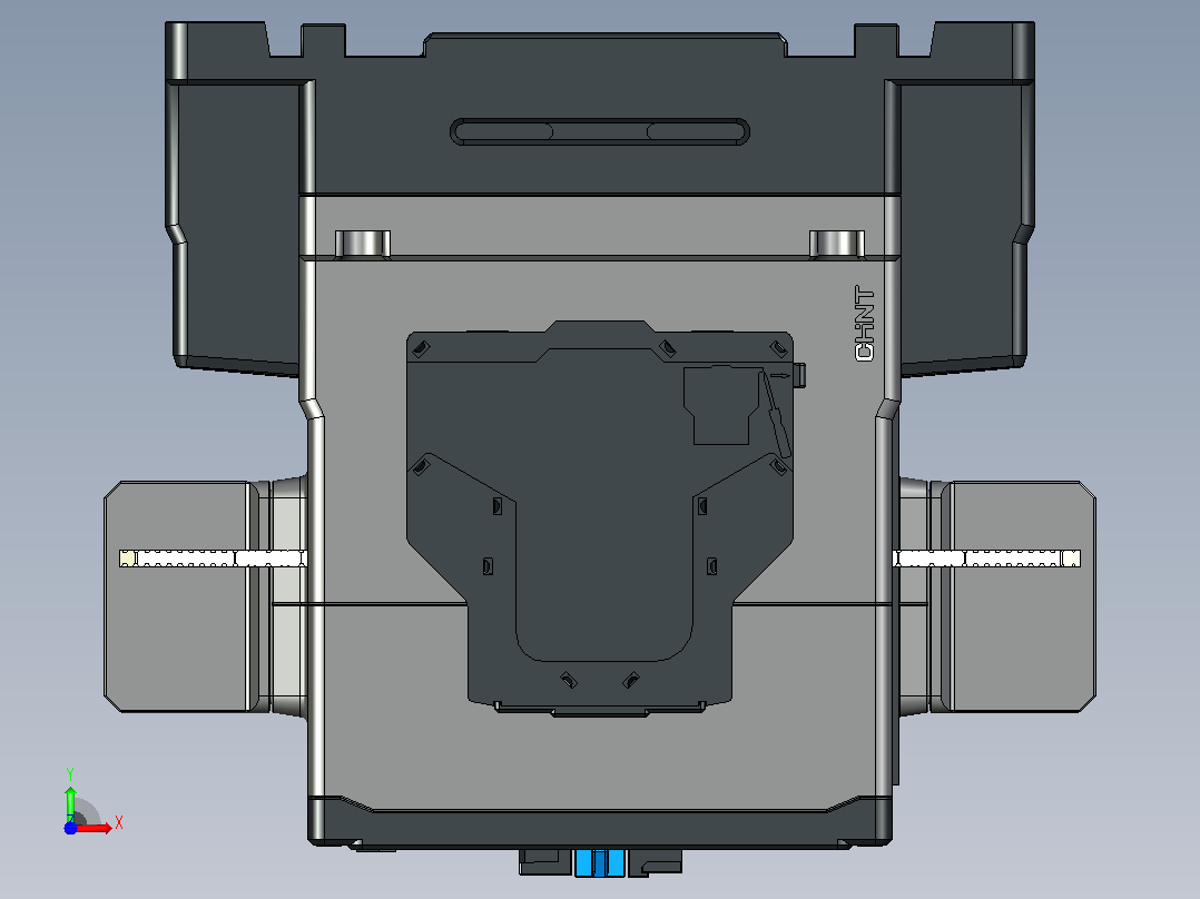 NXC-120～225交流接触器三维模型202204前视图