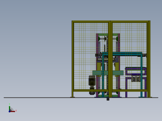 托盘板料自动堆垛设备前视缩略图