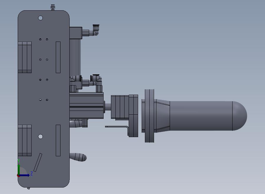 B13-高速气动钻左视图