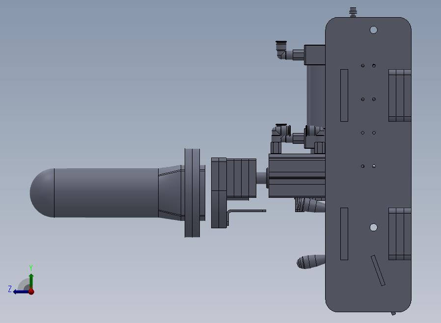B13-高速气动钻右视图