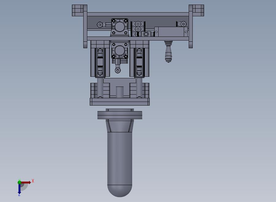 B13-高速气动钻俯视图