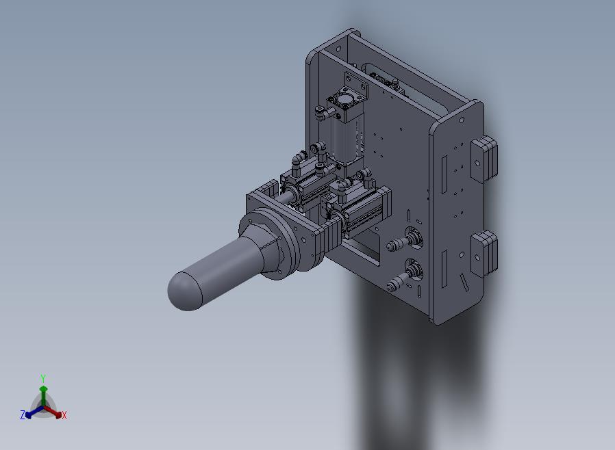 B13-高速气动钻正等轴测图