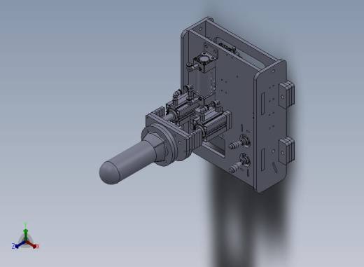 B13-高速气动钻正等轴测缩略图