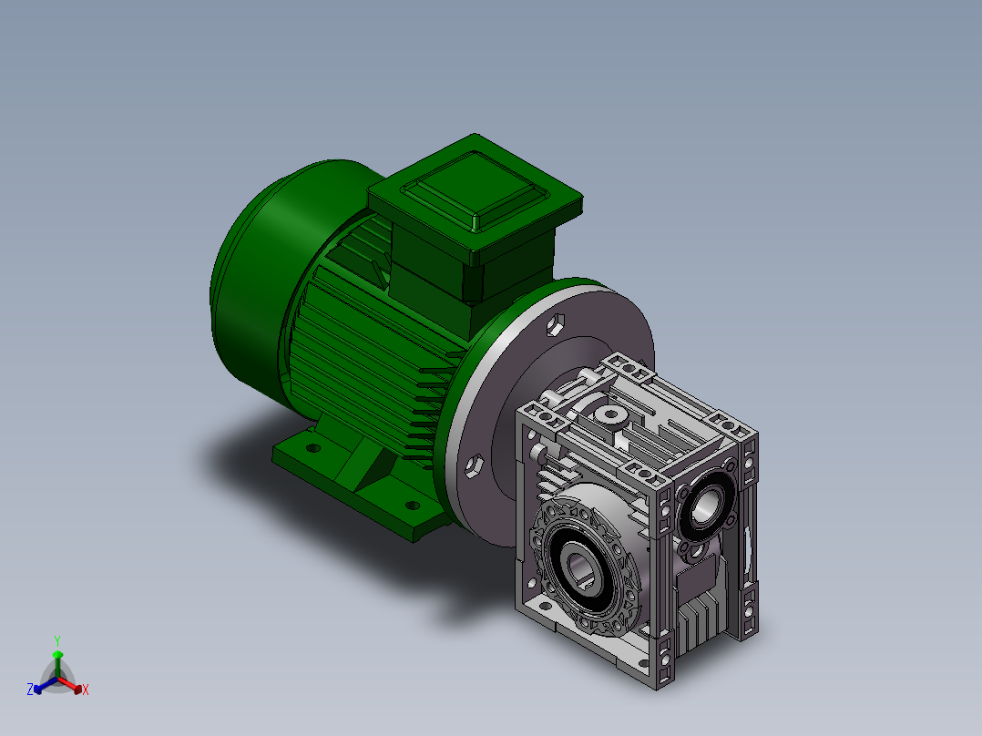 减速机正等轴测图