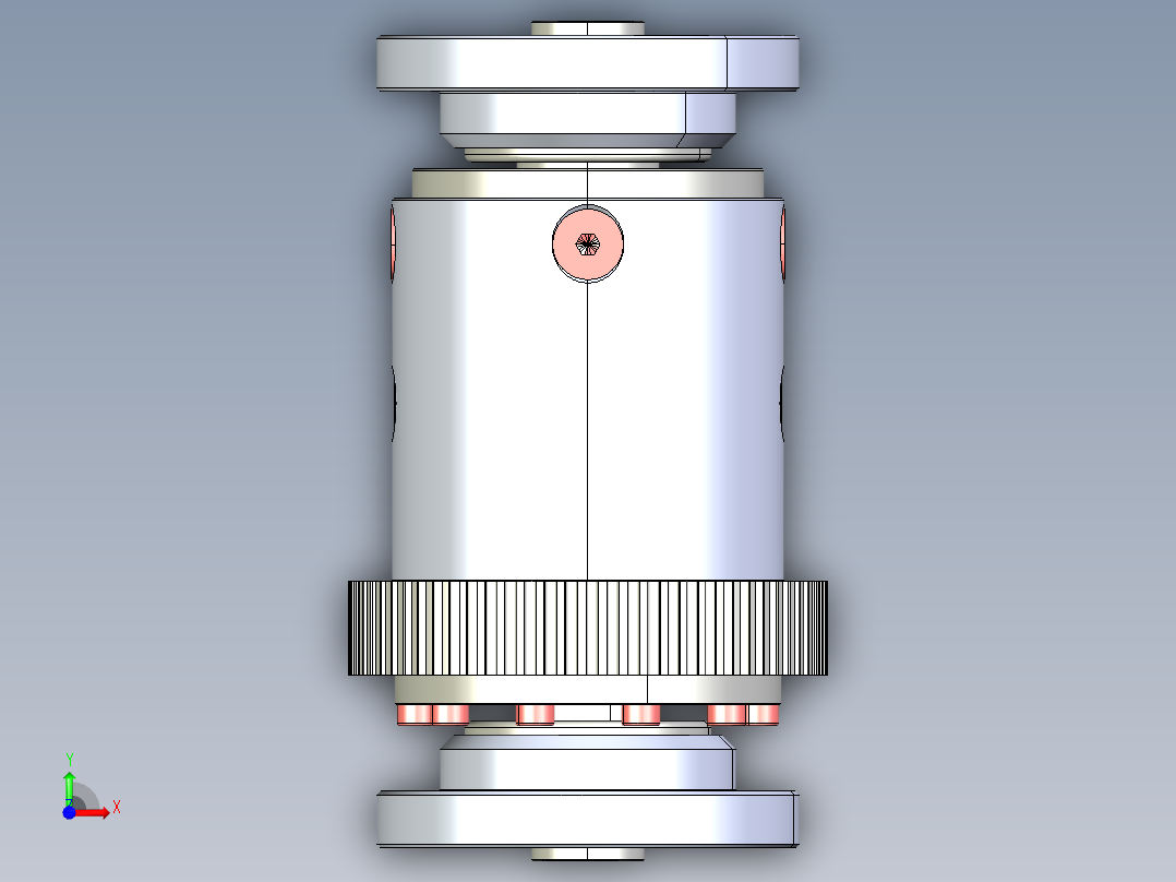 差速器3D模型前视图