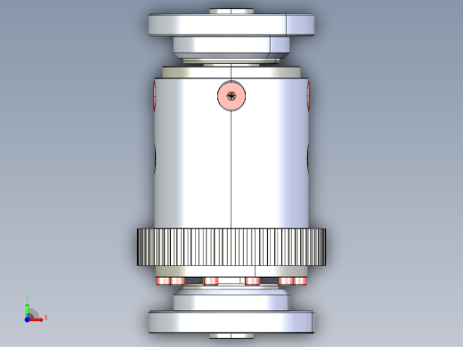 差速器3D模型前视缩略图